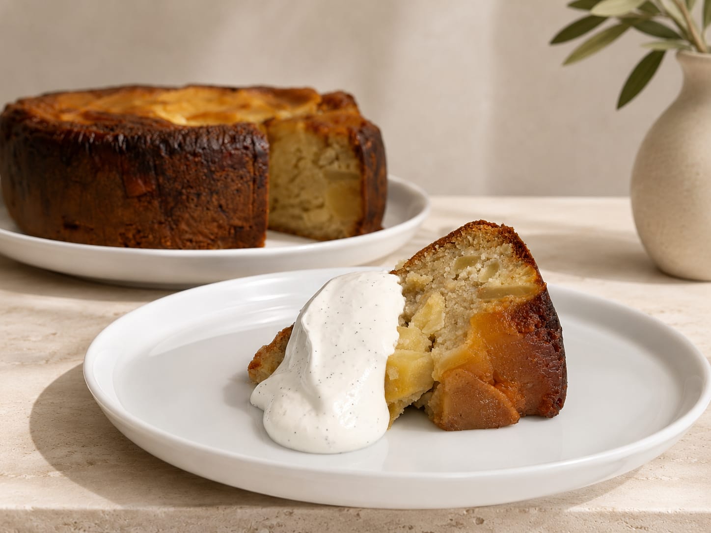 Gâteau Renversé Pommes et Amandes