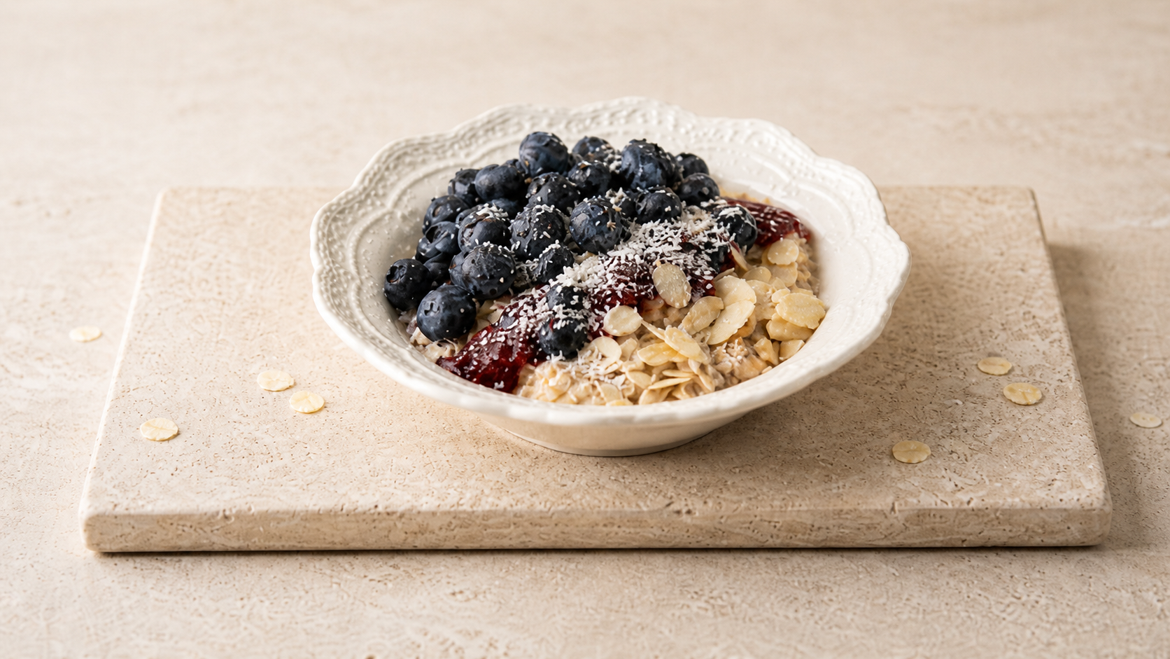 Porridge aux baies & graines de lin