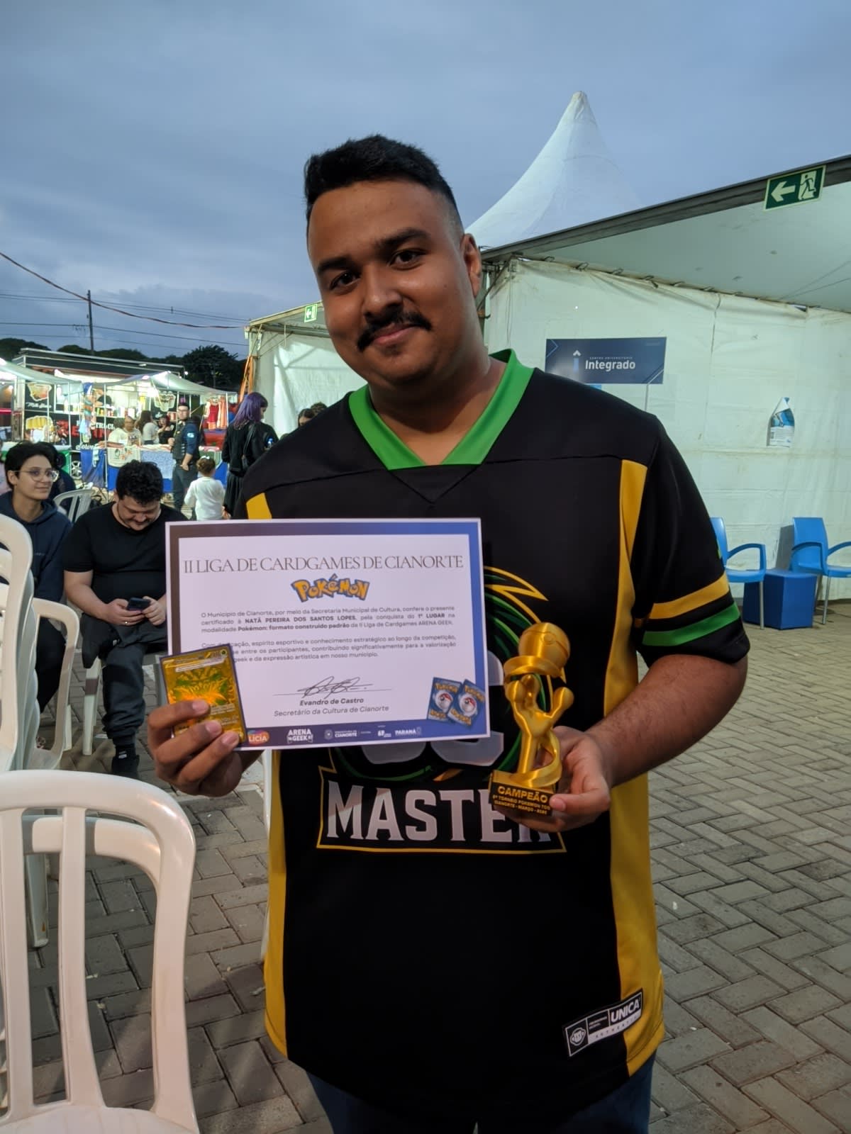 Hermes, primeiro lugar de Pokémon TCG na premiação da Flicia 2026 — foto 2