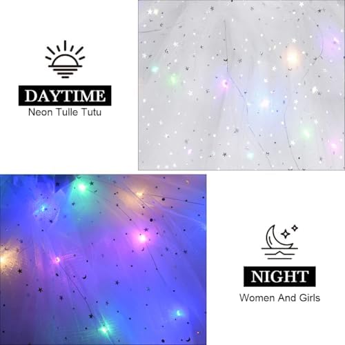 Vue 4 de Jupe Tutu Led Pour