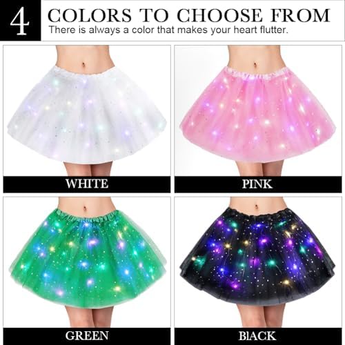 Vue 5 de Jupe Tutu Led Pour