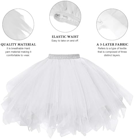 Vue 3 de Jupe En Tulle Femme