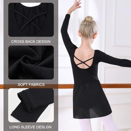 Vue 3 de Justaucorps Danse Fille Avec