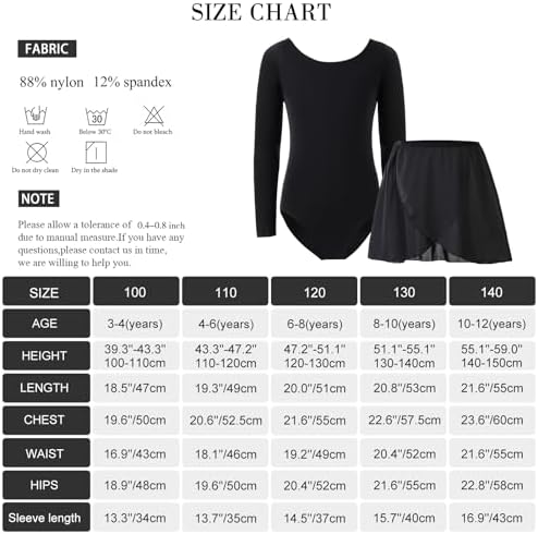 Vue 4 de Justaucorps Danse Fille Avec