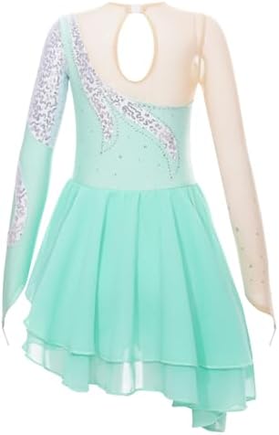 Vue 2 de Asymetrique Robe De Patinage