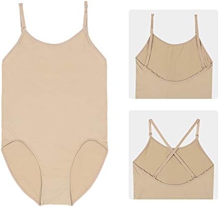 Vue 3 de Enfants Filles Camisole Justaucorps