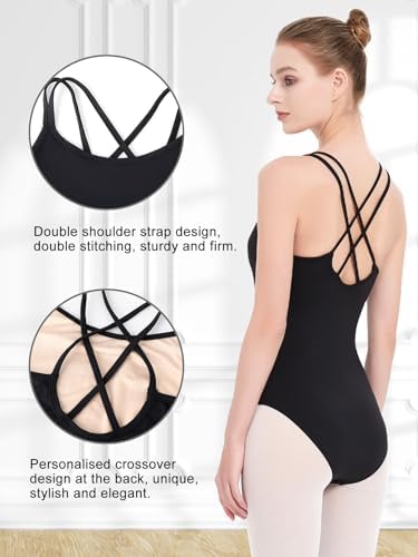 Vue 3 de Justaucorps Danse Femme Camisole