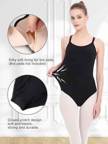 Vue 4 de Justaucorps Danse Femme Camisole