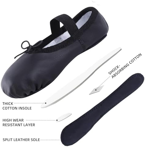 Vue 3 de Chaussons De Danse Fille