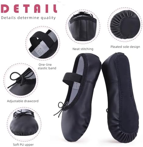 Vue 5 de Chaussons De Danse Fille