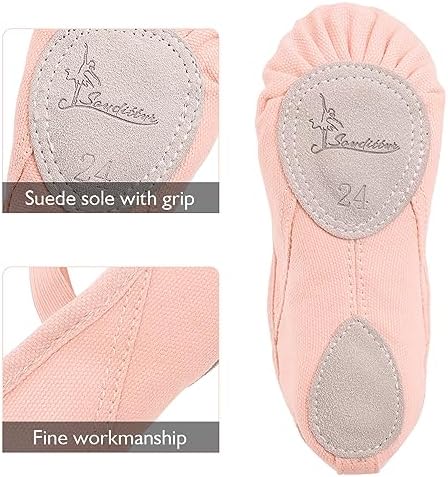 Vue 3 de Chaussure De Ballet Toile