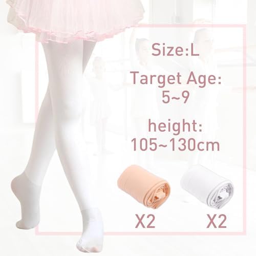 Vue 2 de Paires Collant Danse Classique