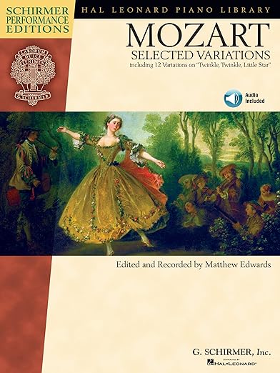 Mozart Selected Variations Piano