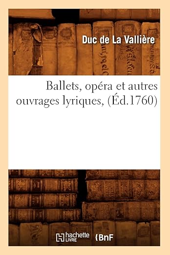 Ballets Opera Et Autres