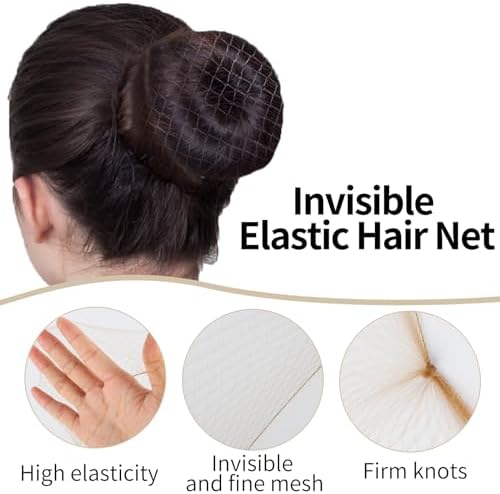 Vue 4 de Pcs Filet Chignon Filets