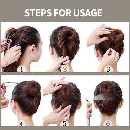 Vue 5 de Pcs Filet Chignon Filets