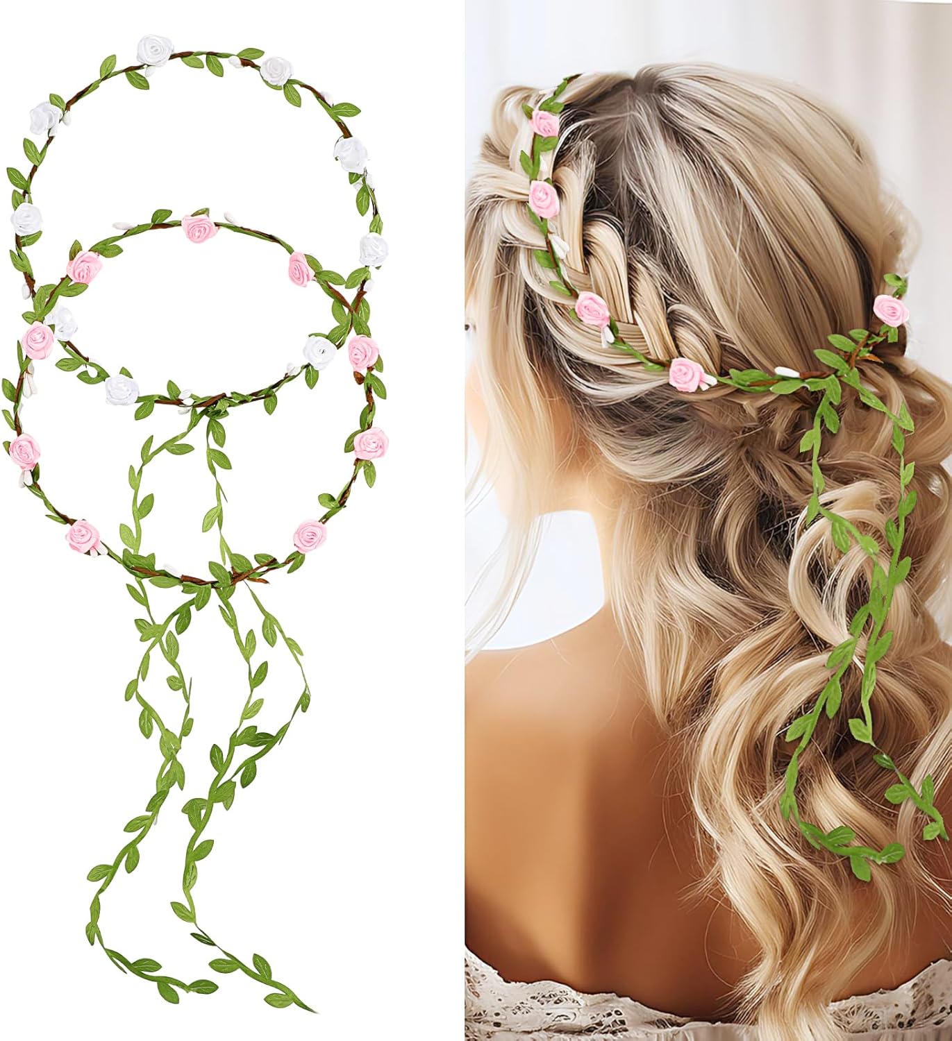 Bandeaux Fleur Couronne Guirlande