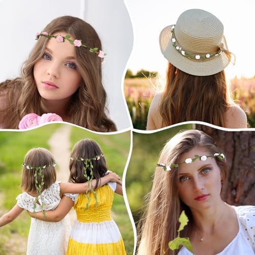 Vue 7 de Bandeaux Fleur Couronne Guirlande