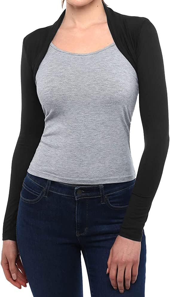 Vue 5 de Bolero Court Manches