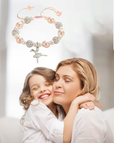 Vue 3 de Bracelet De Perles Ballerine