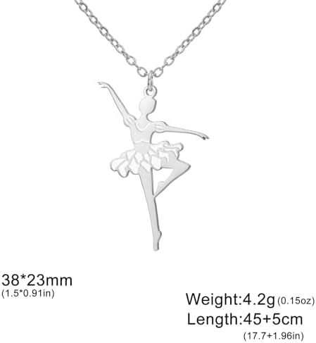 Vue 4 de Collier De Ballerine En