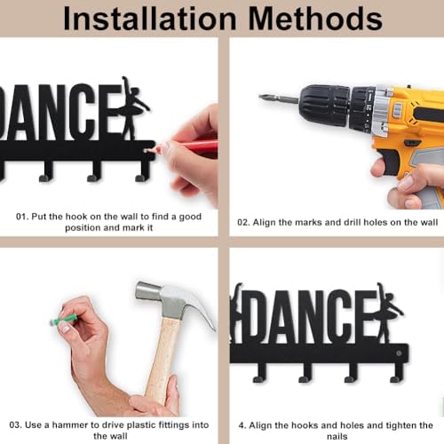 Vue 5 de Mayjoydiy Portemanteau Mural En