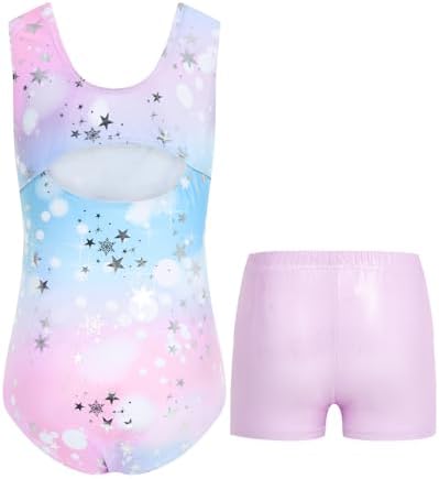 Vue 2 de Justaucorps Gymnastique Fille Combinaison