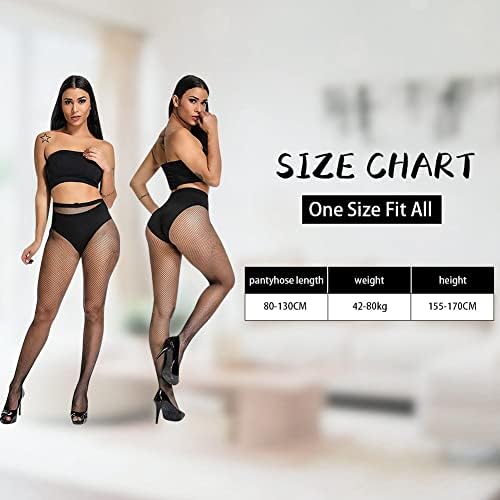 Vue 2 de Collants Resille Femme Sexy