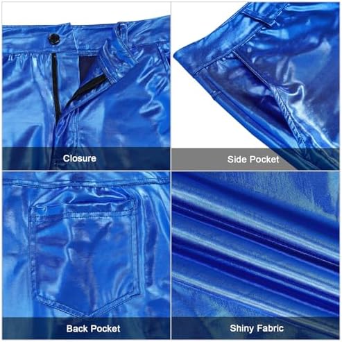 Vue 5 de Pantalon Metallique Paillettes