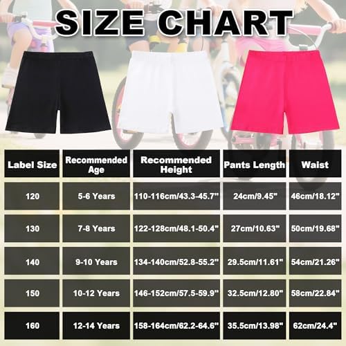 Vue 6 de Leggings Court Pour Fille