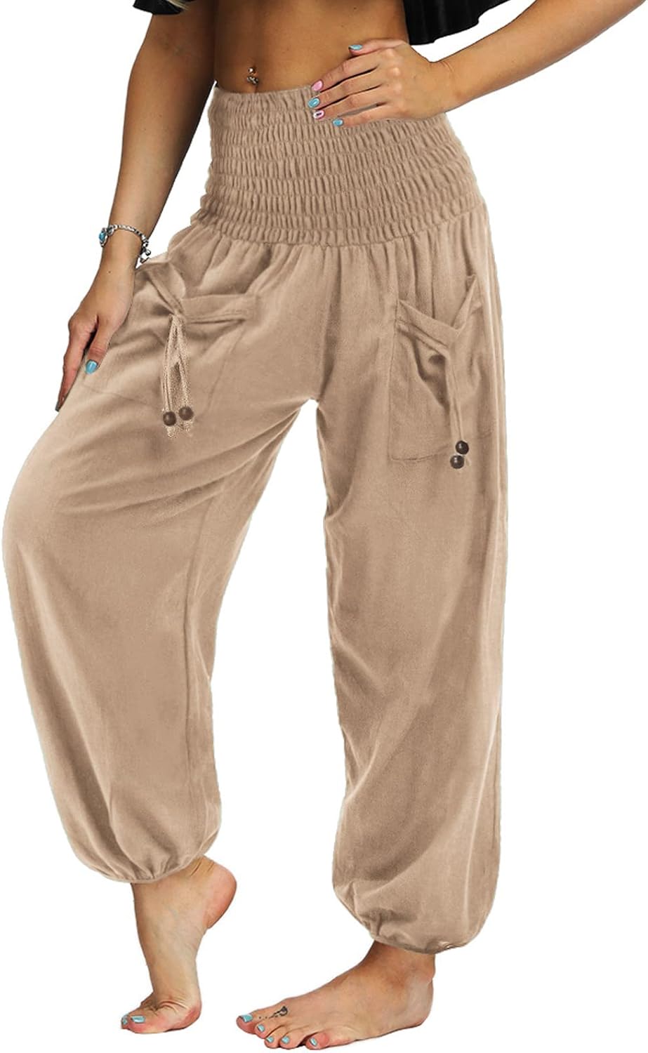 Femme Hippie Pantalon Sarouel