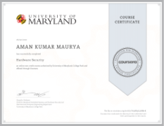 Hardware Security Certificate