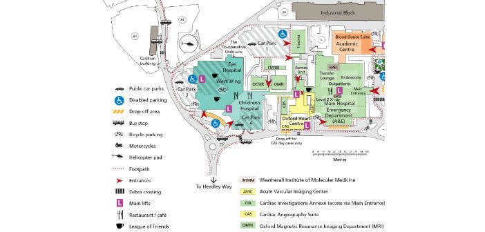 John Radcliffe Hospital Map How To Find Us. — Nuffield Department Of Clinical Neurosciences
