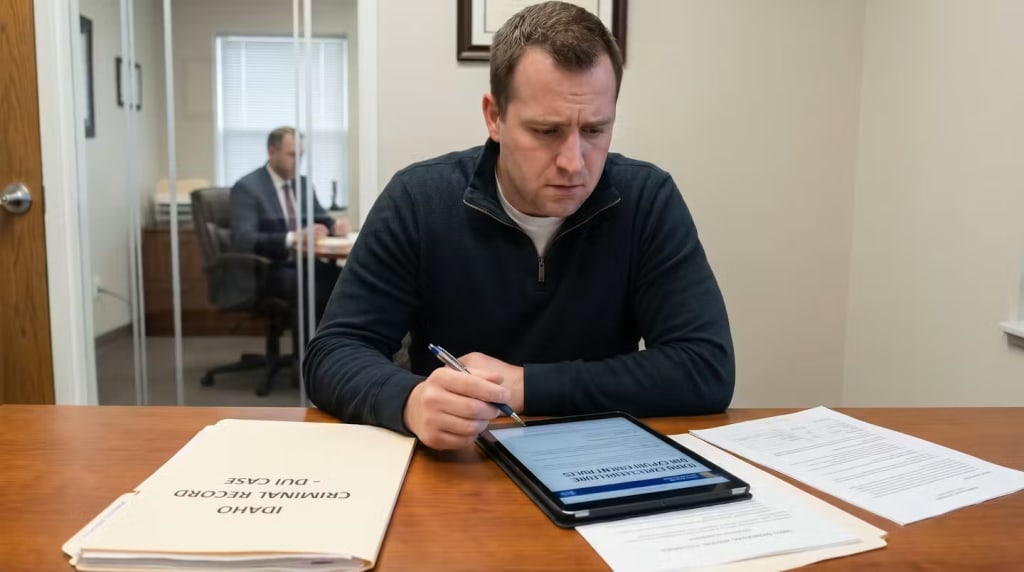 Idaho driving record documents related to DUI expungement