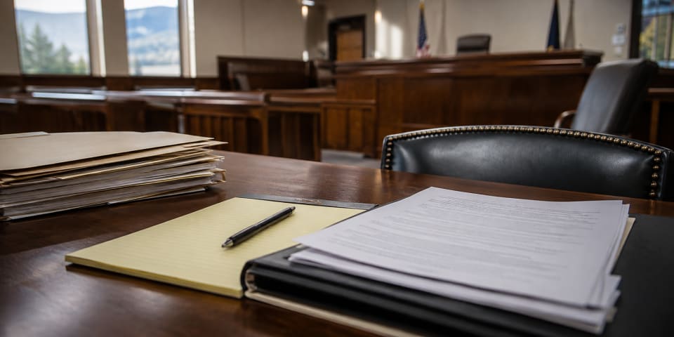 Court paperwork and case files related to a DUI withheld judgment in Idaho