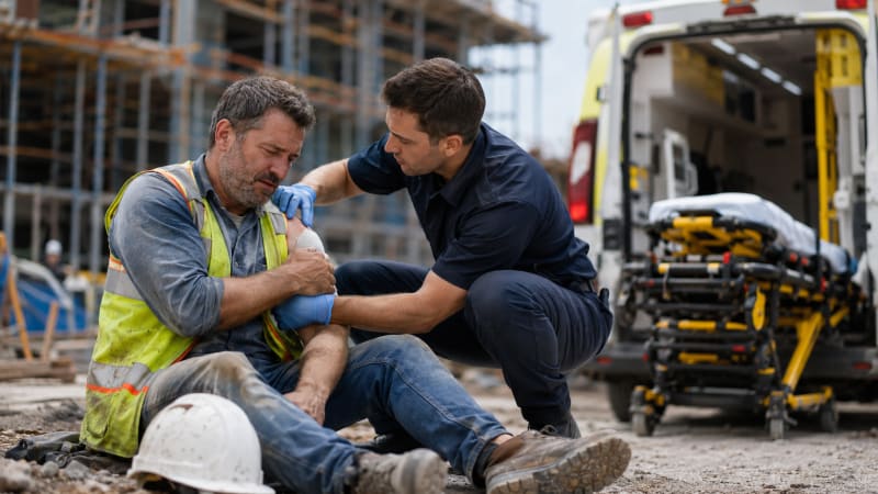 Work injury on a construction job site in Idaho tied to compensation and damages after a serious accident