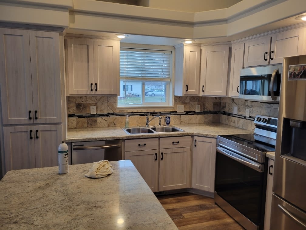 After Cabinet Refacing Transformation