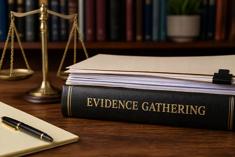 Evidence gathering for personal injury case