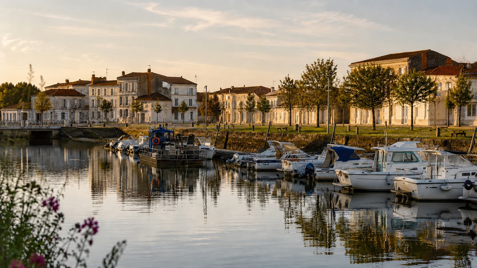 Port de Riberou à Saujon en Charente-Maritime