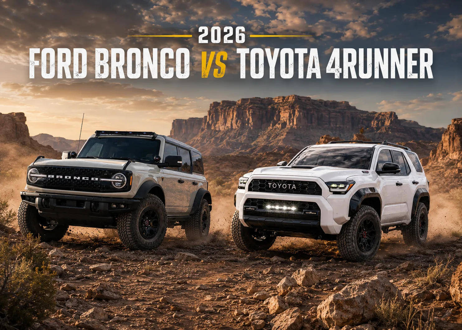 2026 Ford Bronco vs Toyota 4Runner