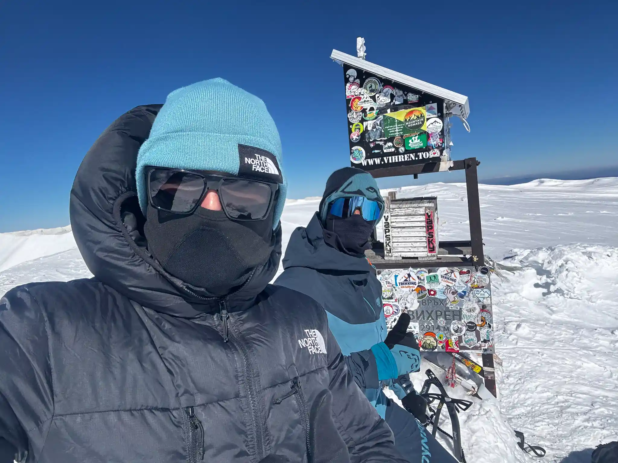 Vihren winter climb via the classic route