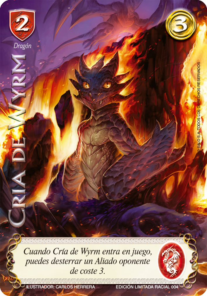Cr&iacute;a de Wyrm Foil Lluvia