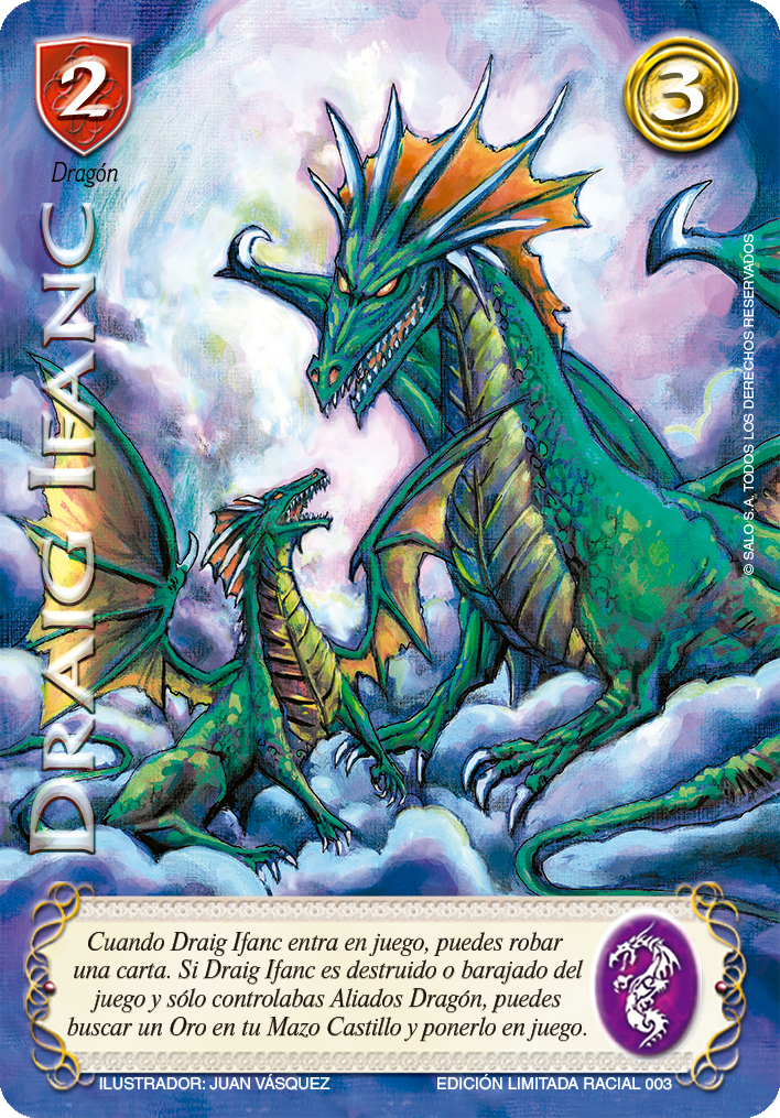Draig Ifanc Foil Lluvia