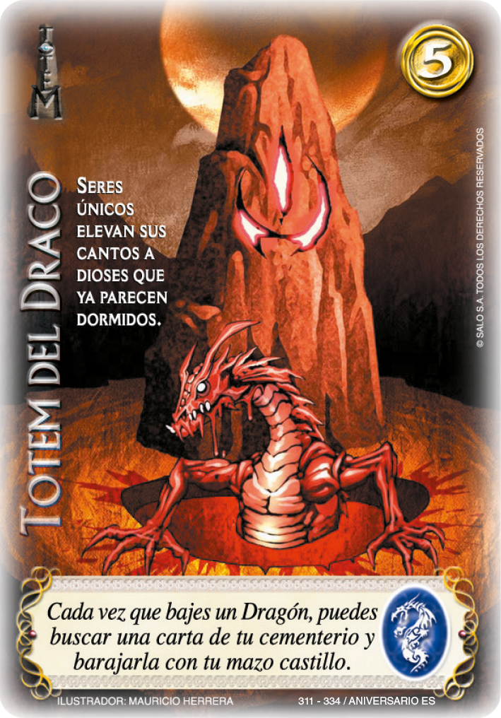 T&oacute;tem del Draco Foil