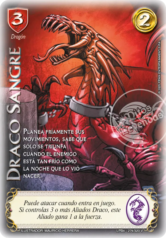 Carta Foil Draco LPB4-274