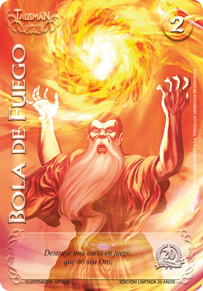 Bola de Fuego - Kit de Batalla Rey Arturo