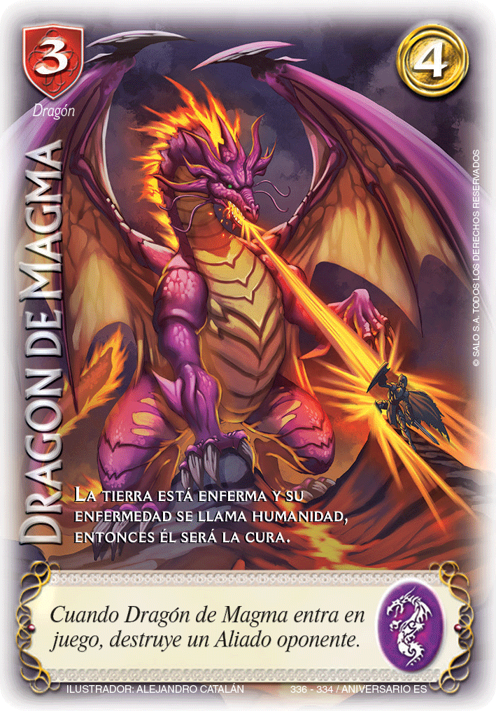 Drag&oacute;n de Magma - Kit de Batalla Rey Arturo