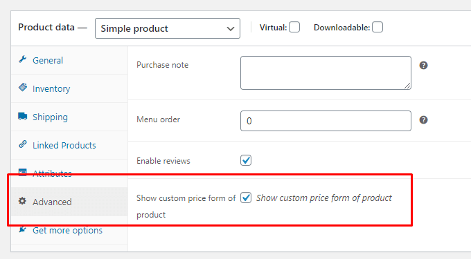 B1: Add Woo Advanced custom field