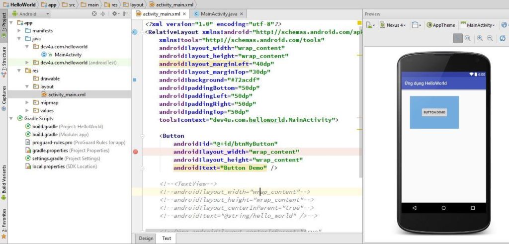 Tìm hiểu về layout trong Android Tìm hiểu về layout trong Android