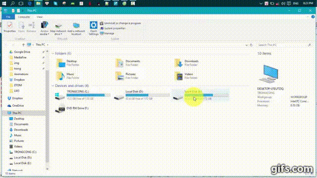 Hướng dẫn fix lôi không tạo được thư mục trên windows 10